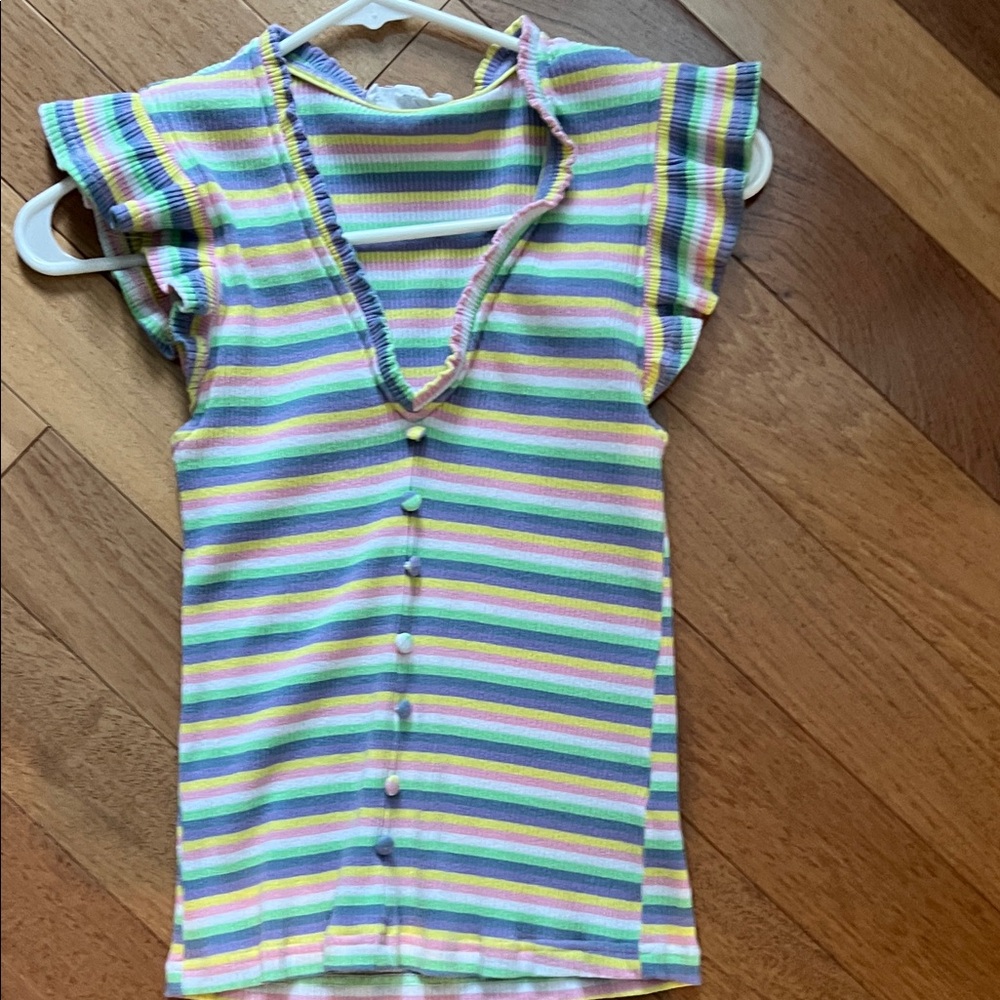 THML Multicolor Striped Kids Blouse